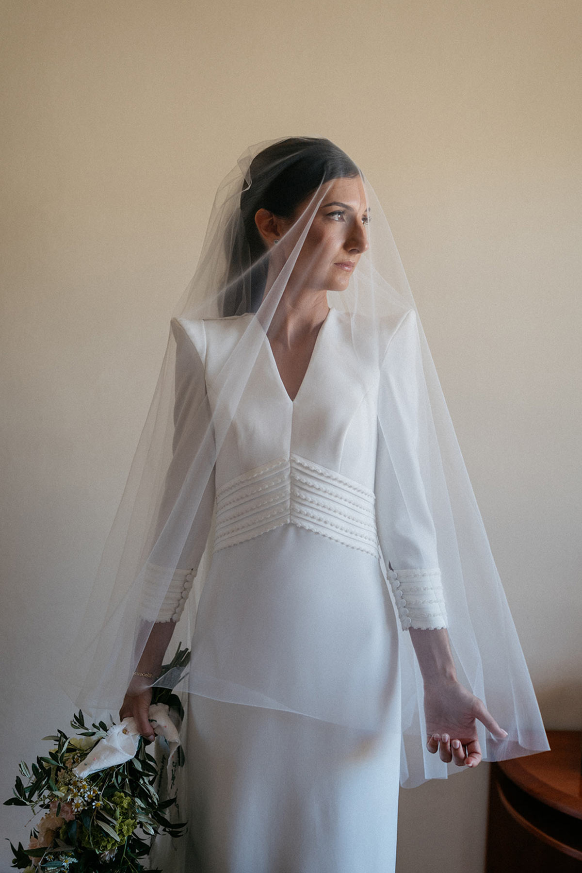 Preparativos novia vestido Silvia Fernández