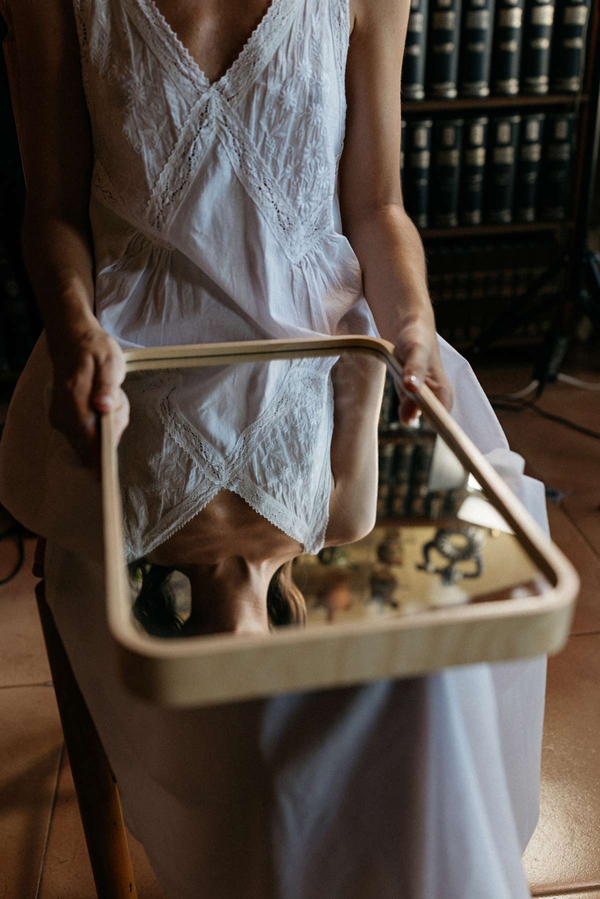 Preparativos novia espejo