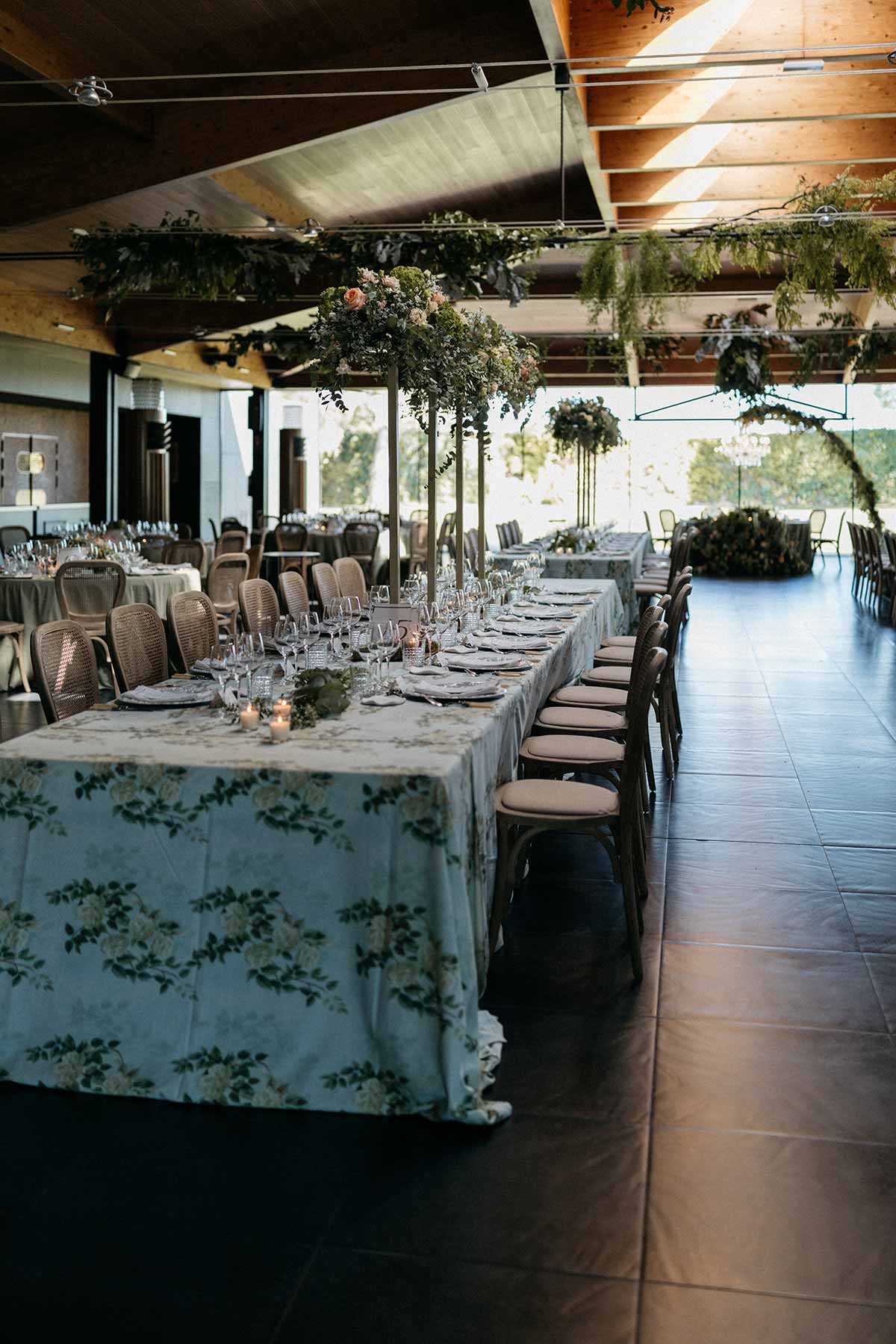Decoración banquete de boda