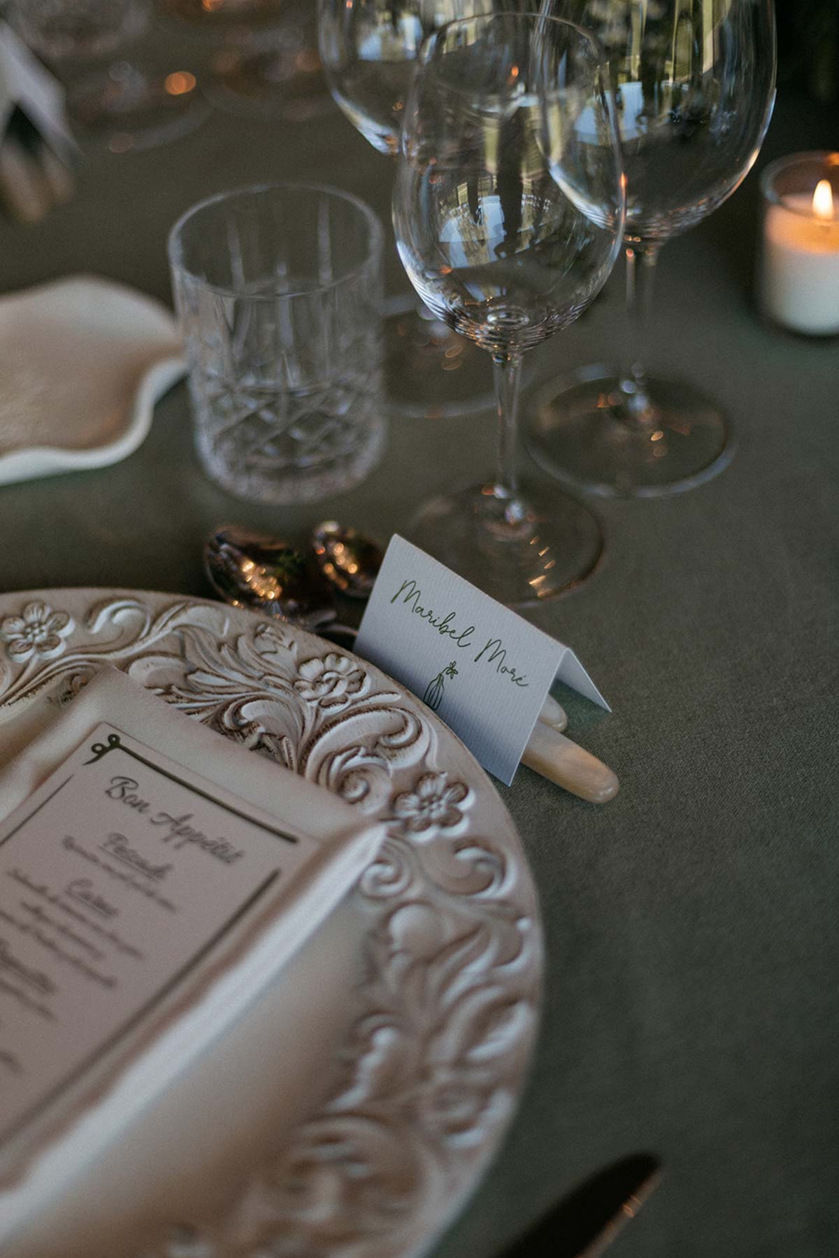 Decoración banquete de bodas