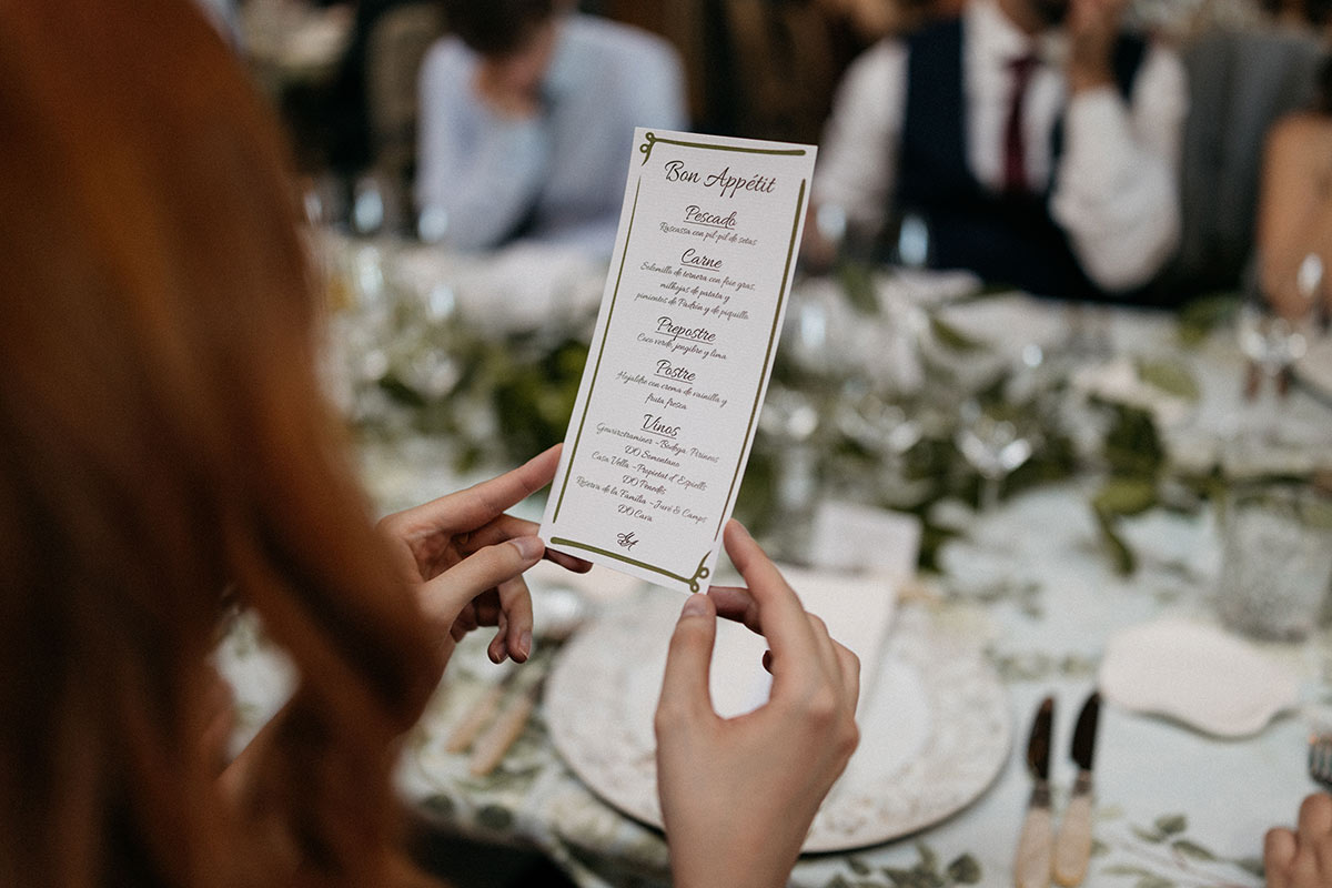 Minuta boda