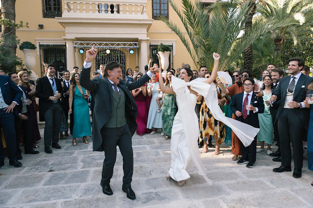 Baile novia y padrino