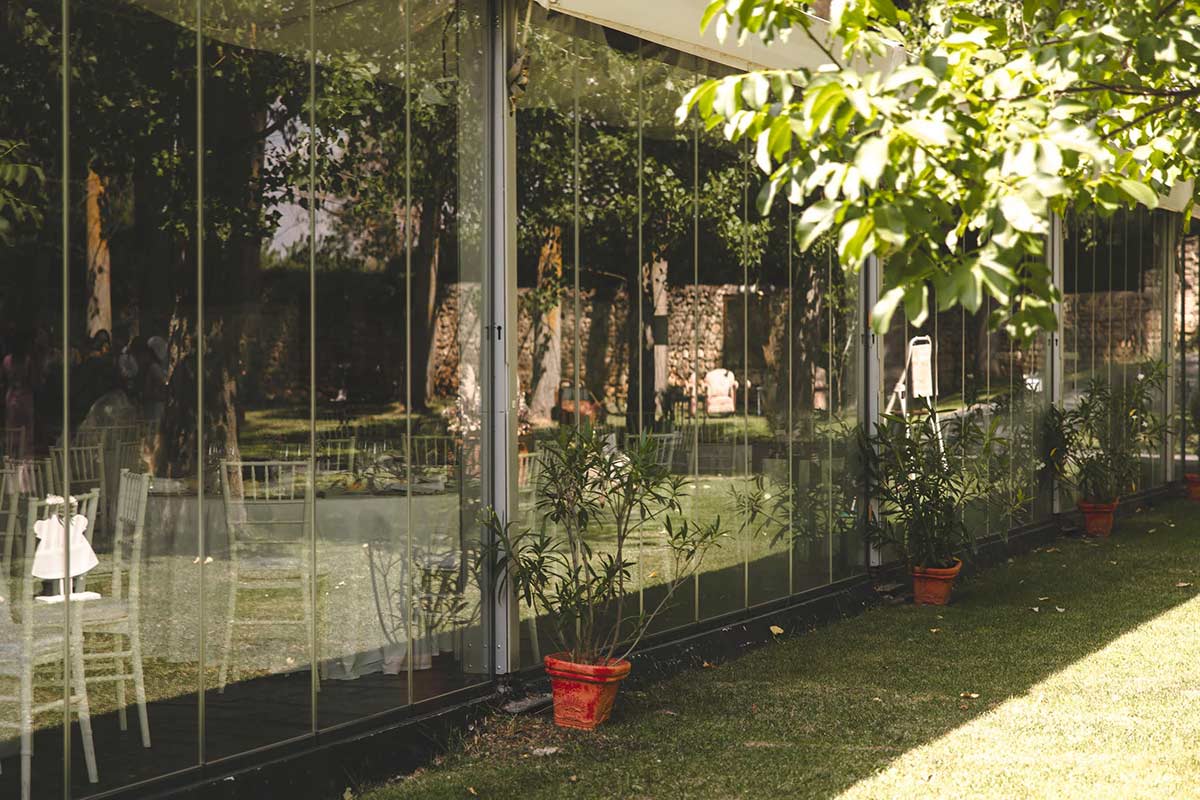 El Molino de Torquemada salón acristalado