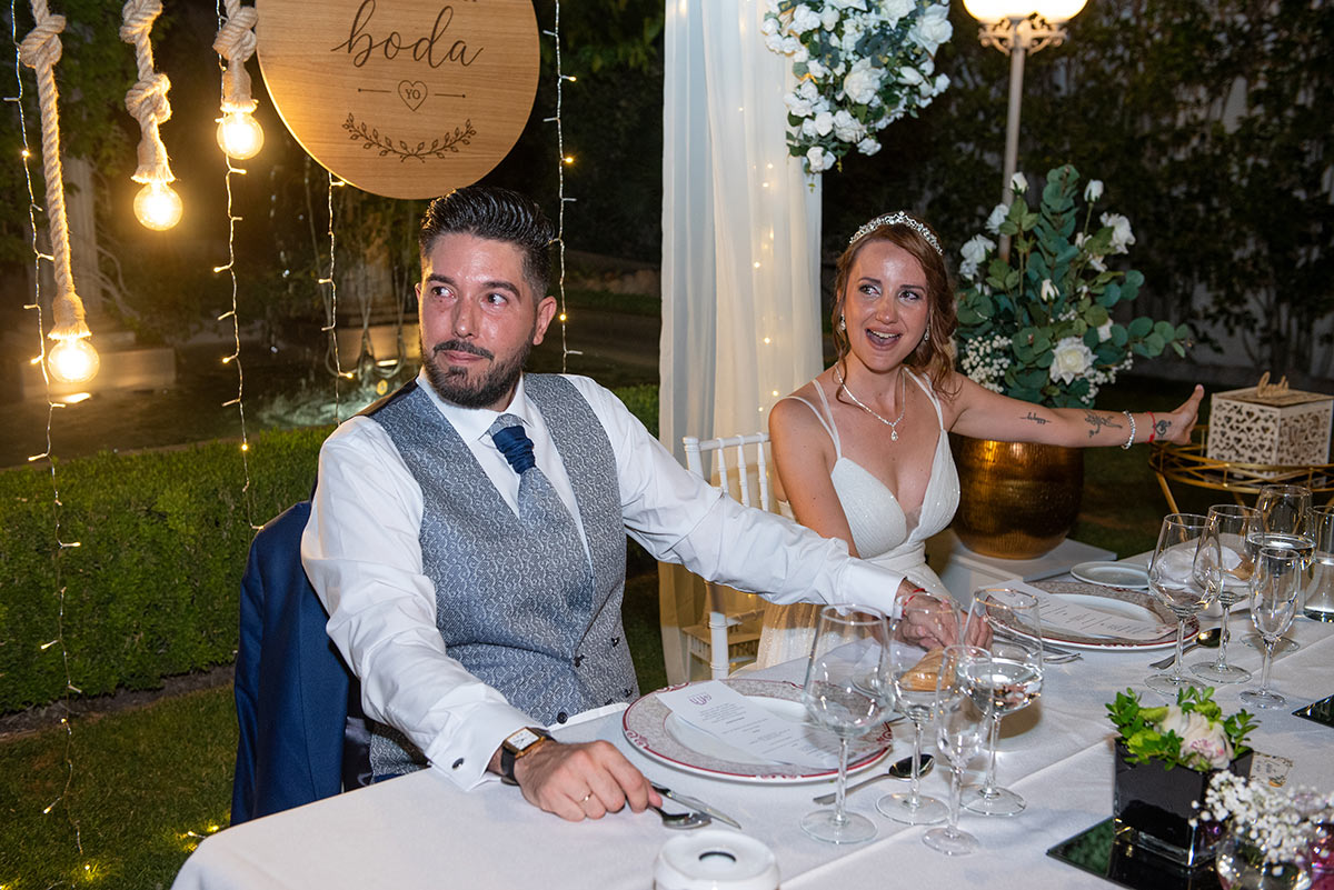 Mesa presidencial boda