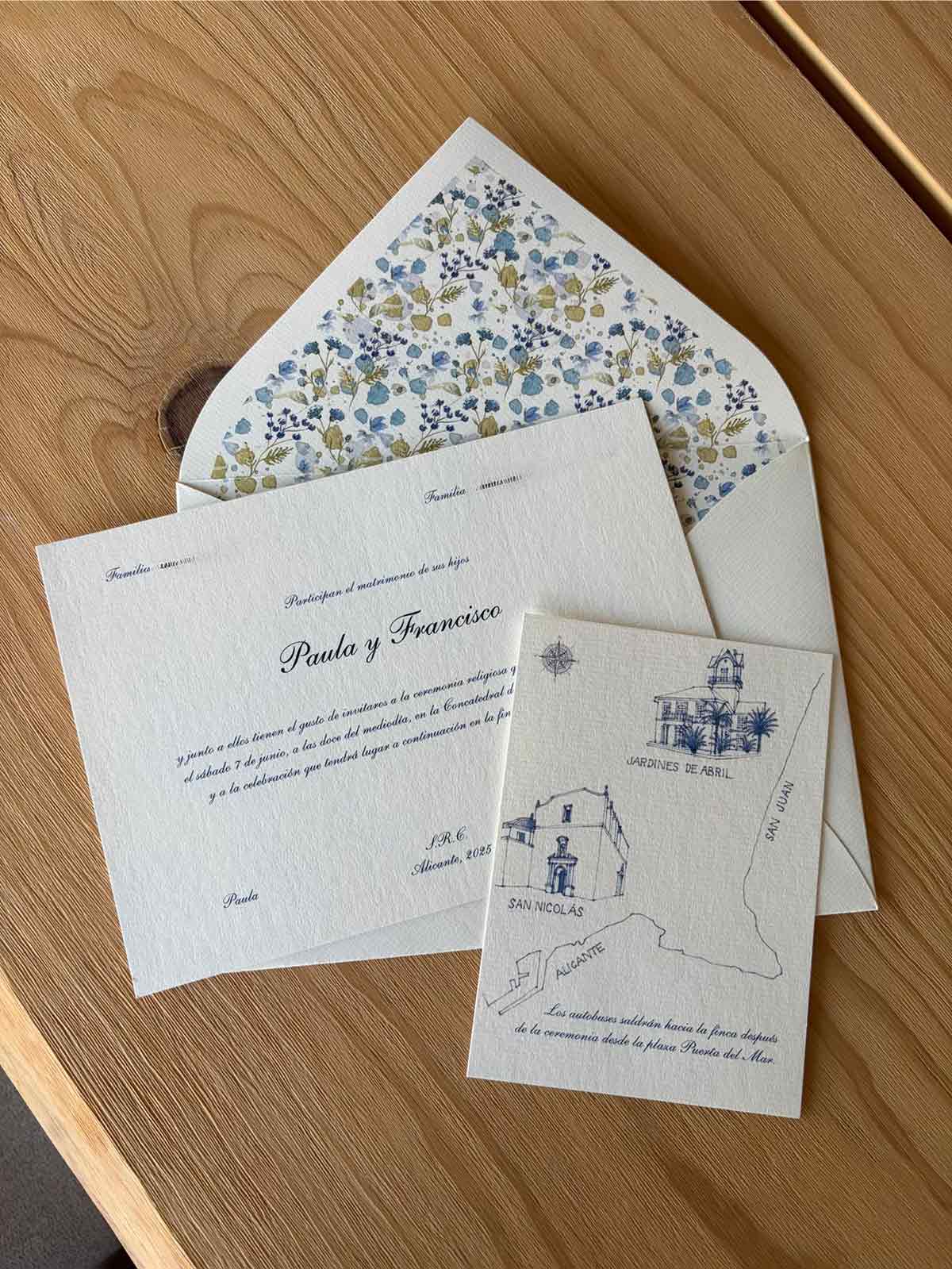 Invitación de boda