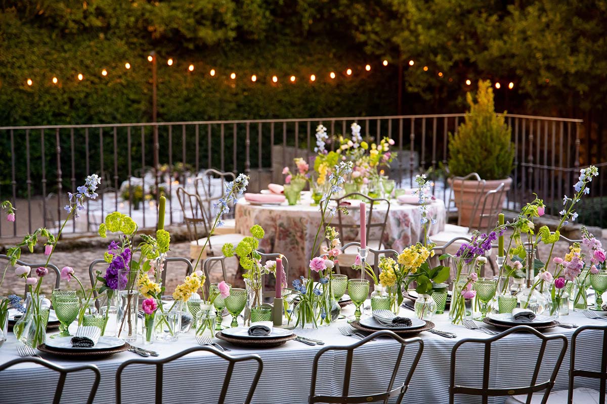 Banquete al aire libre Palacio de Montarco