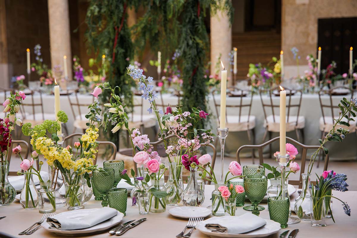 Banquete al aire libre Palacio de Montarco