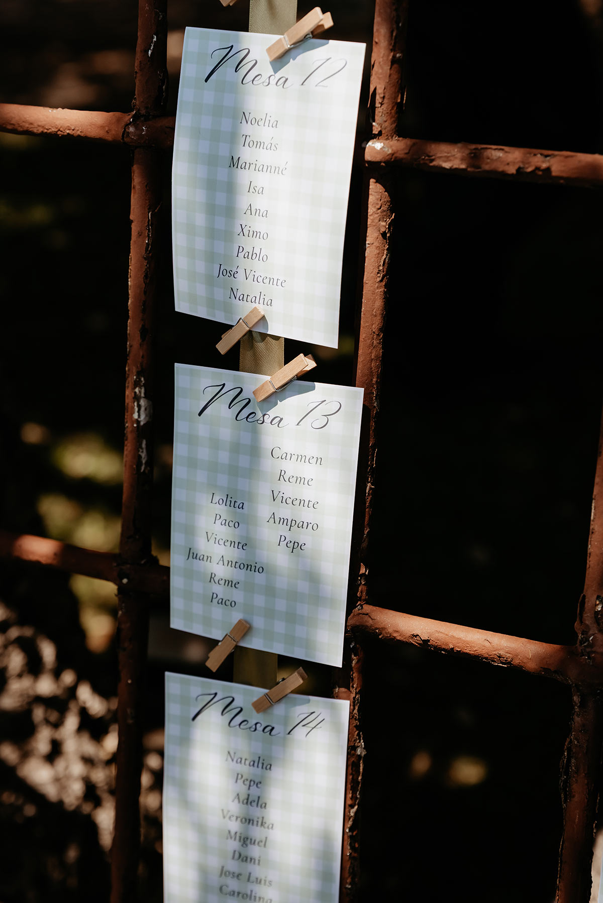 Seating plan boda