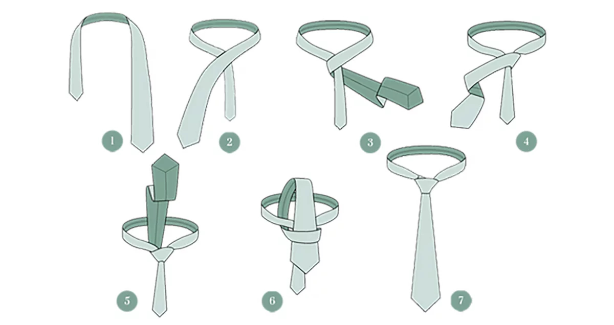 el cuatro en mano es un nudo de corbata simple, versátil y además tiene una liberación automátic