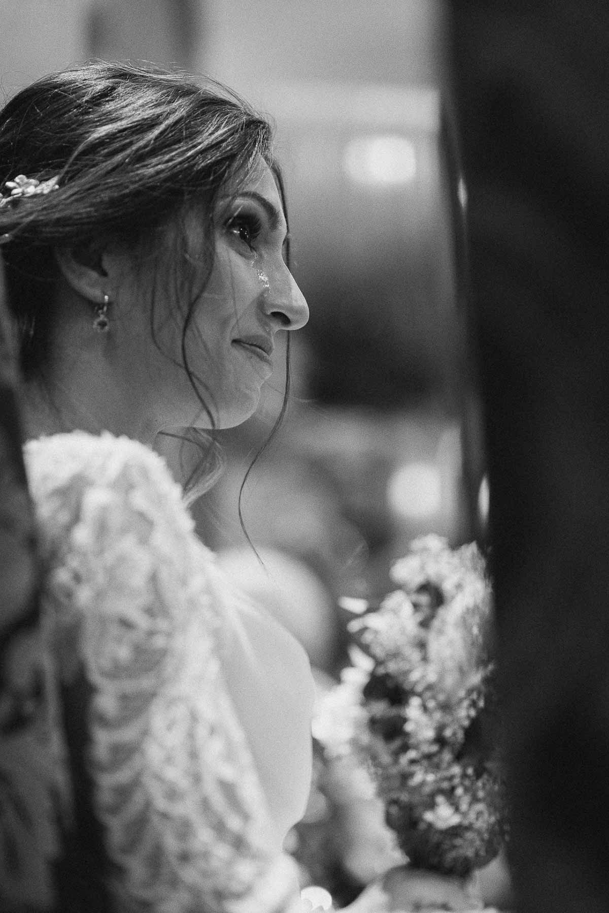 Novia emocionada
