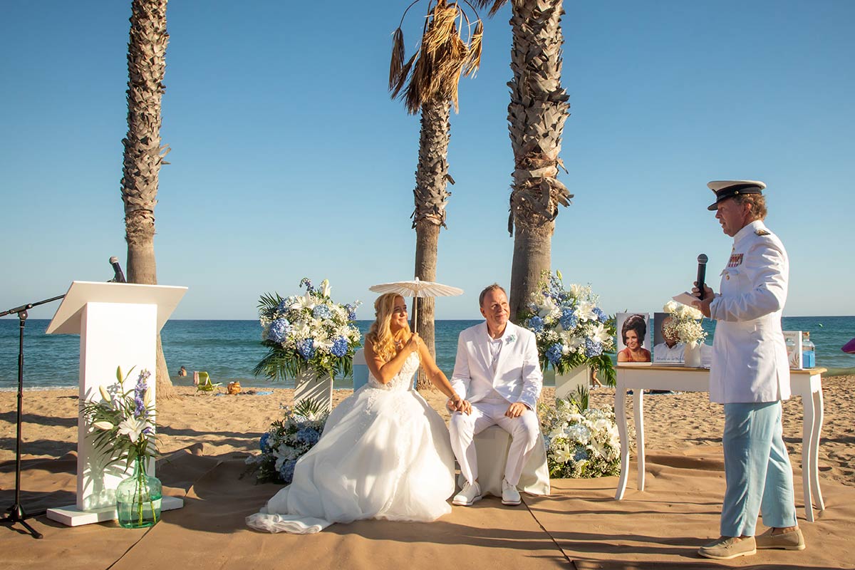 Boda en la playa
