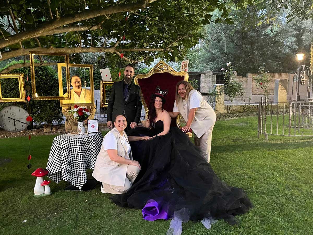 Boda inspiración Tim Burton
