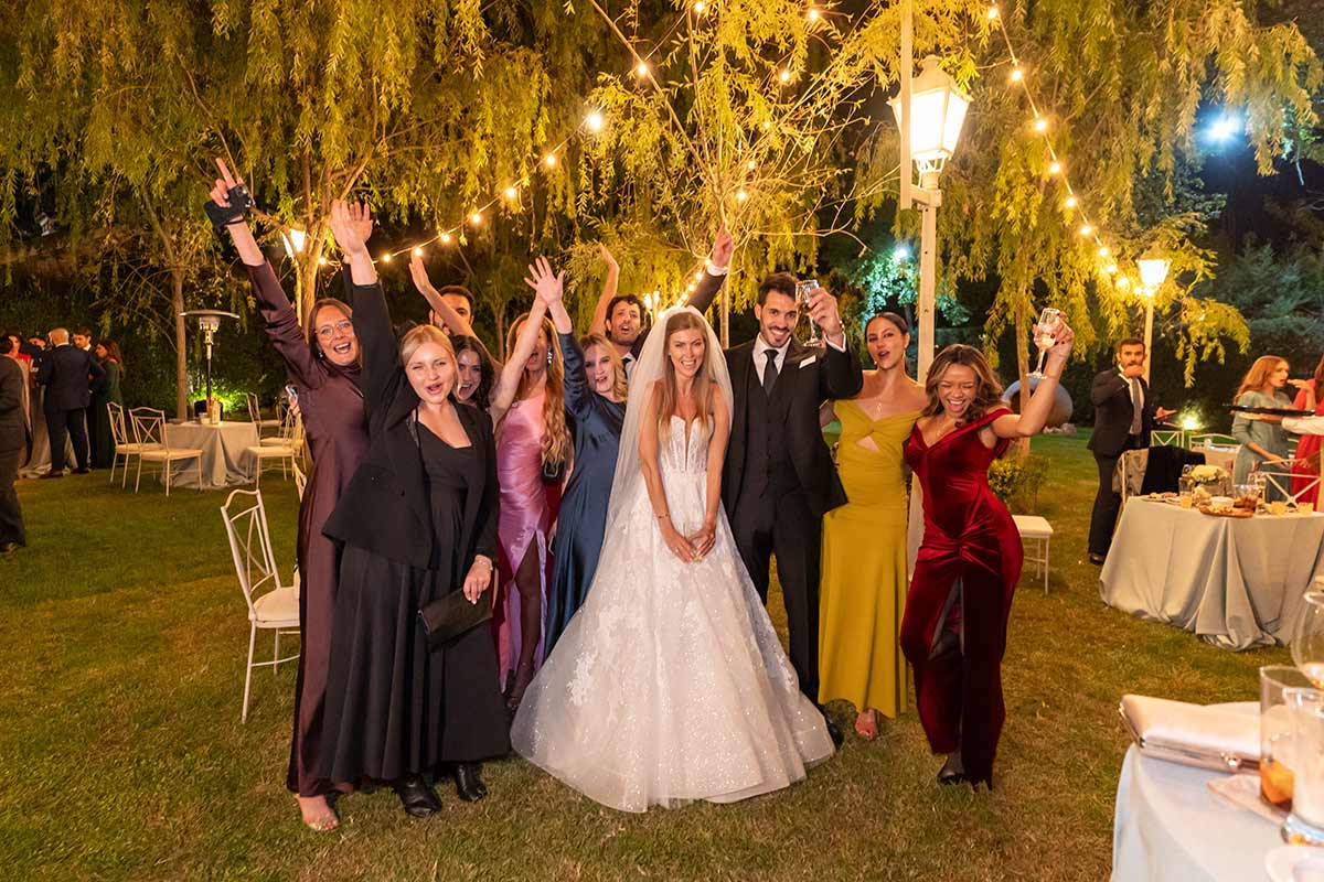 Brindis invitados de boda