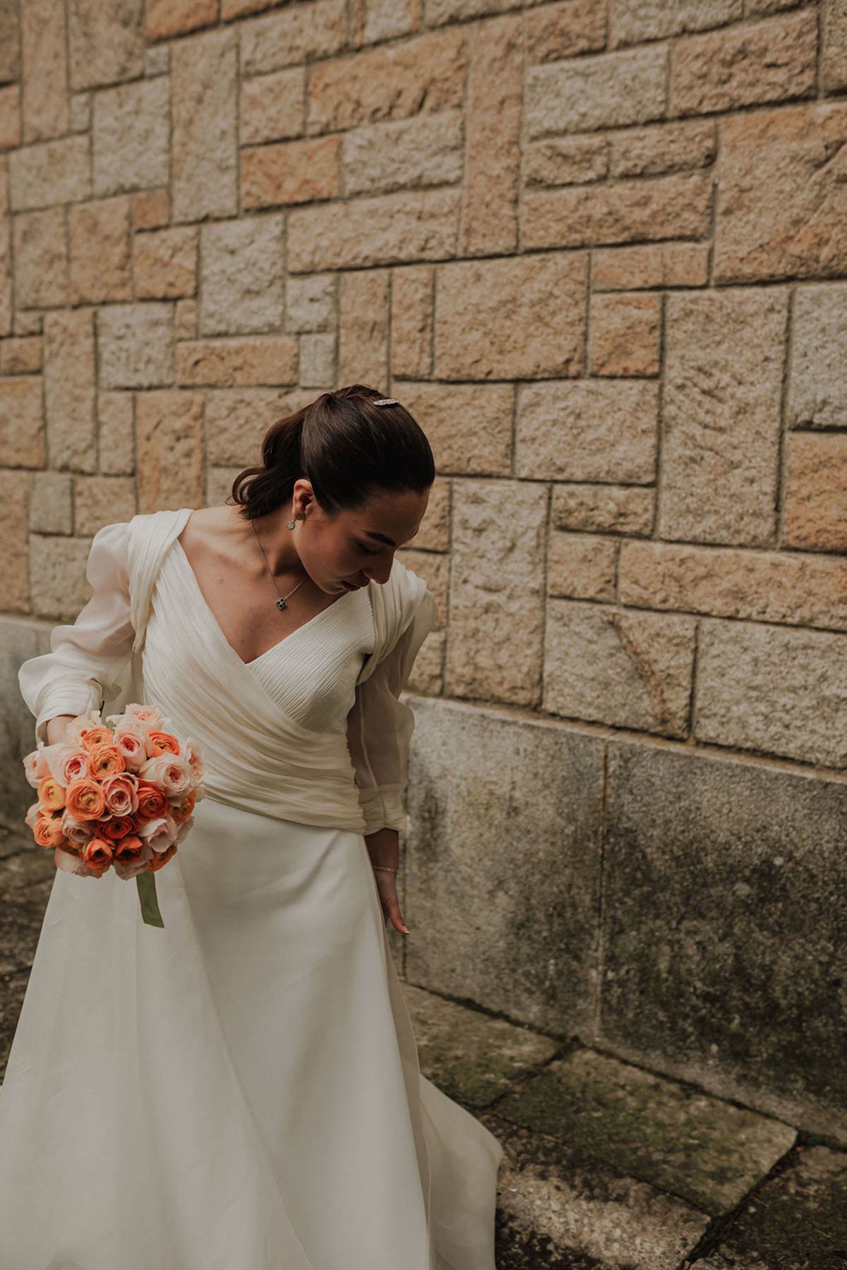 Vestido de novia ramo