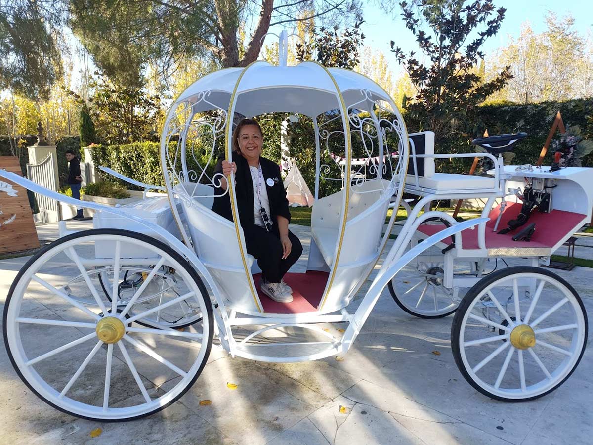 Carroza boda fantasía
