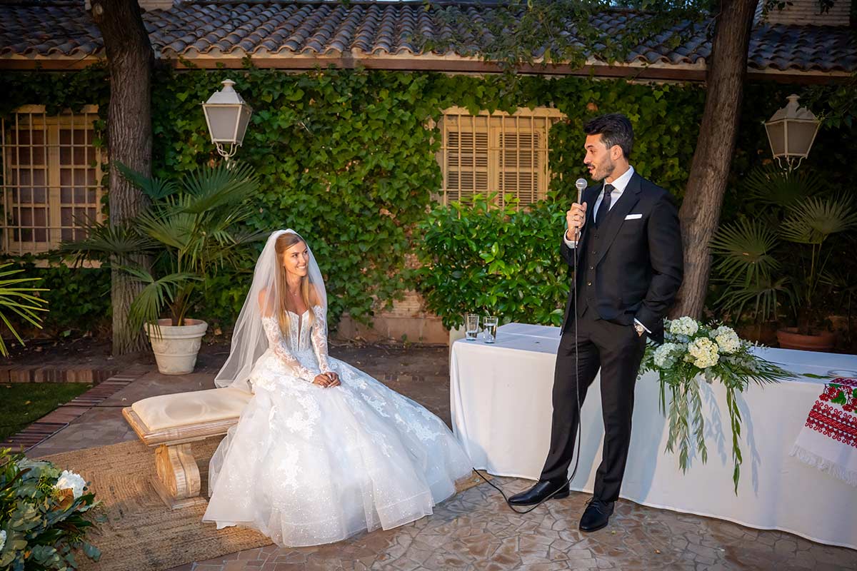 Ceremonia discurso novio