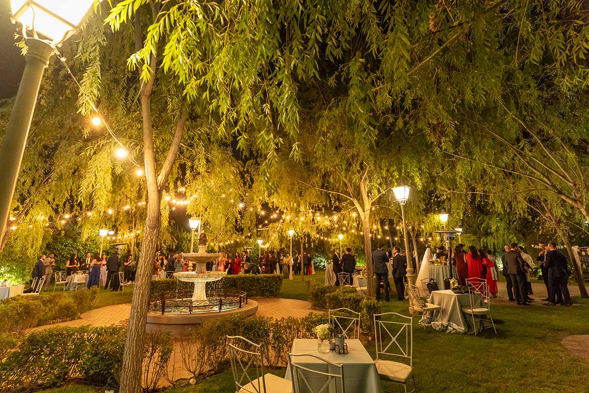 Espacio Boho Villa Laureana coctel de boda