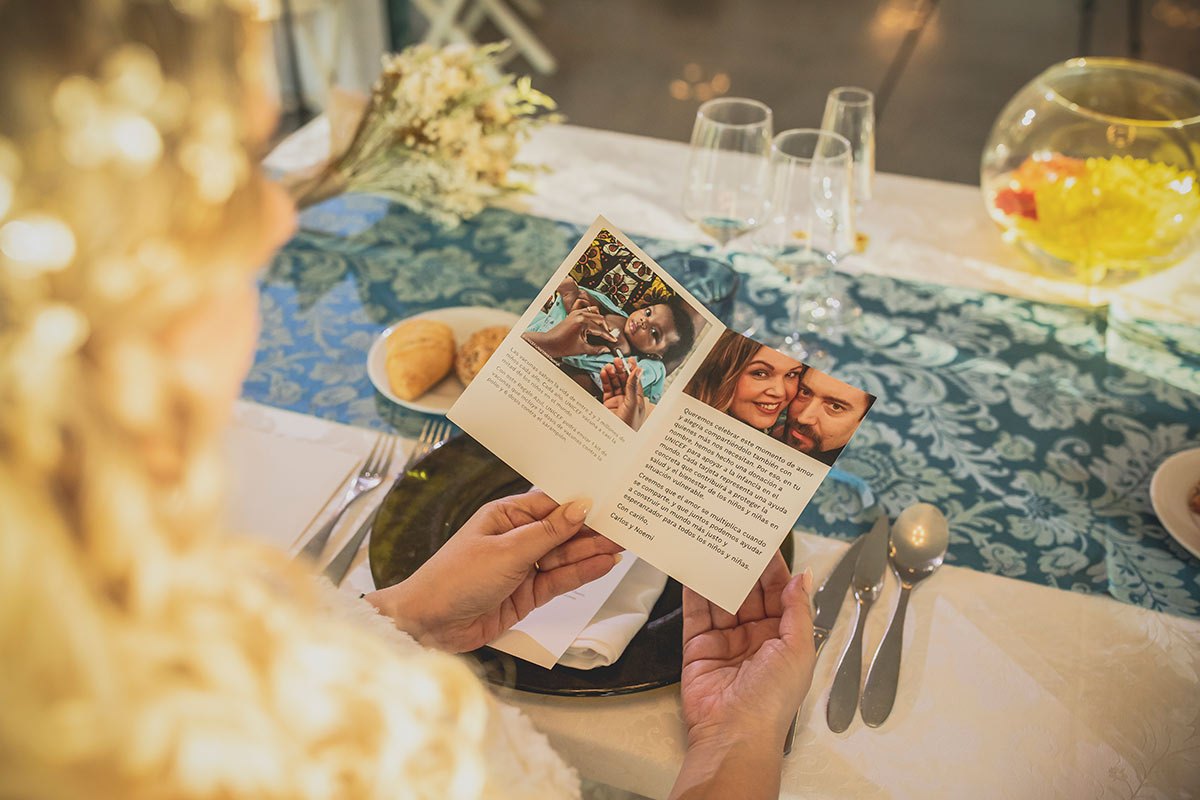 Regalo Azul de UNICEF boda