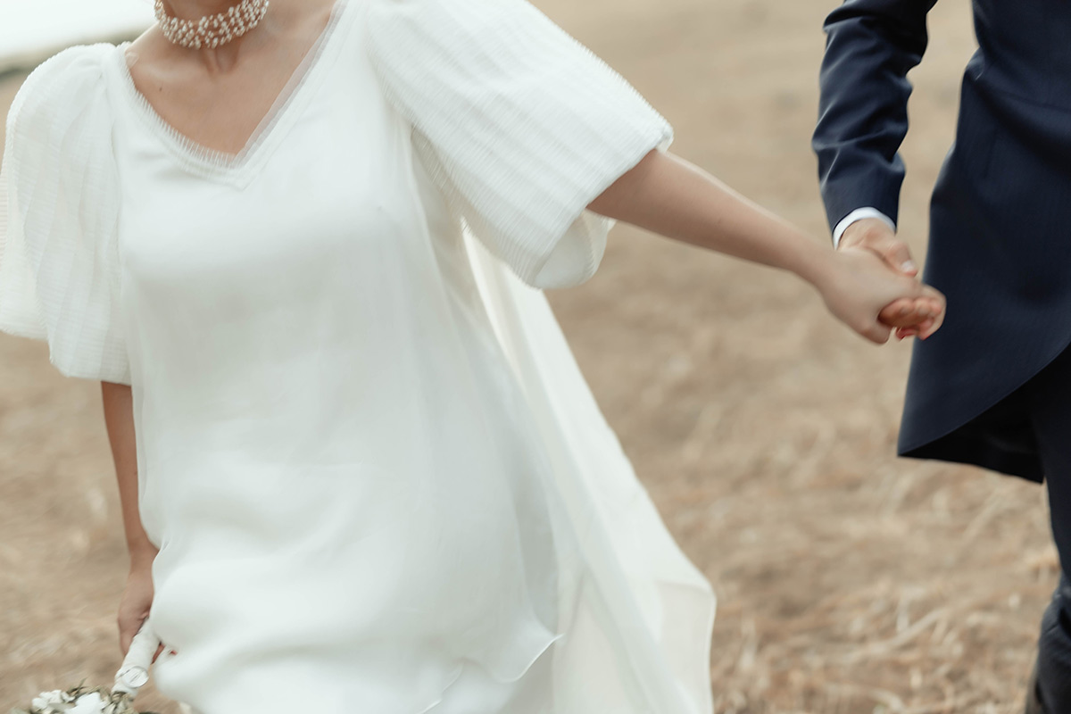 Detalle vestido de novia Lorena Merino