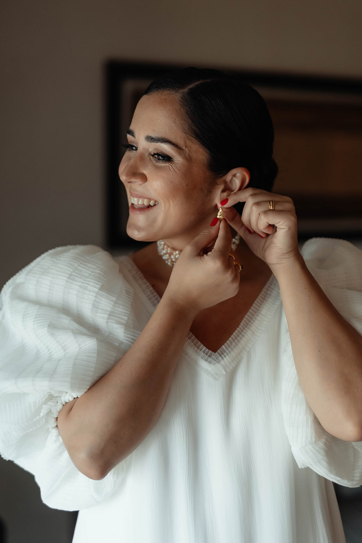 Detalle vestido de novia Lorena Merino