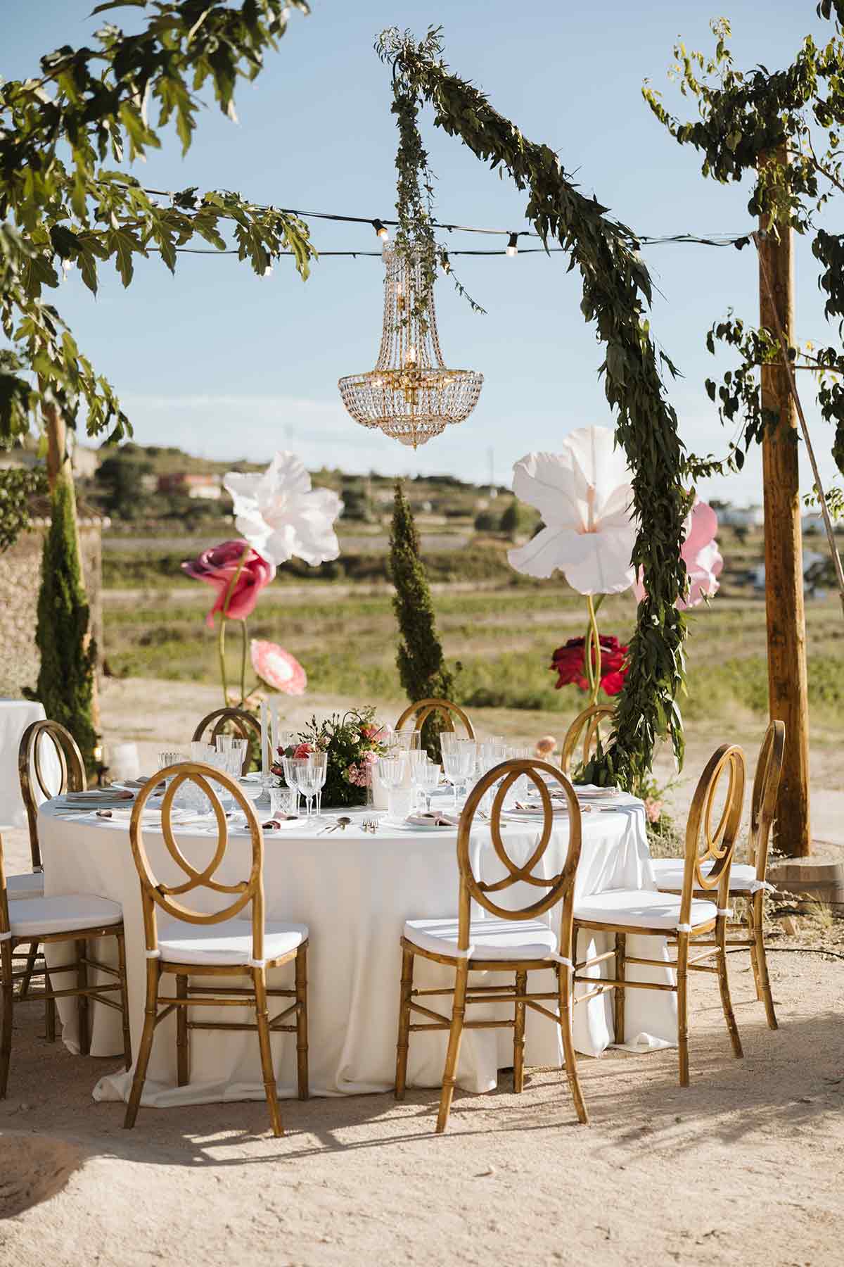 Decoración boda al aire libre