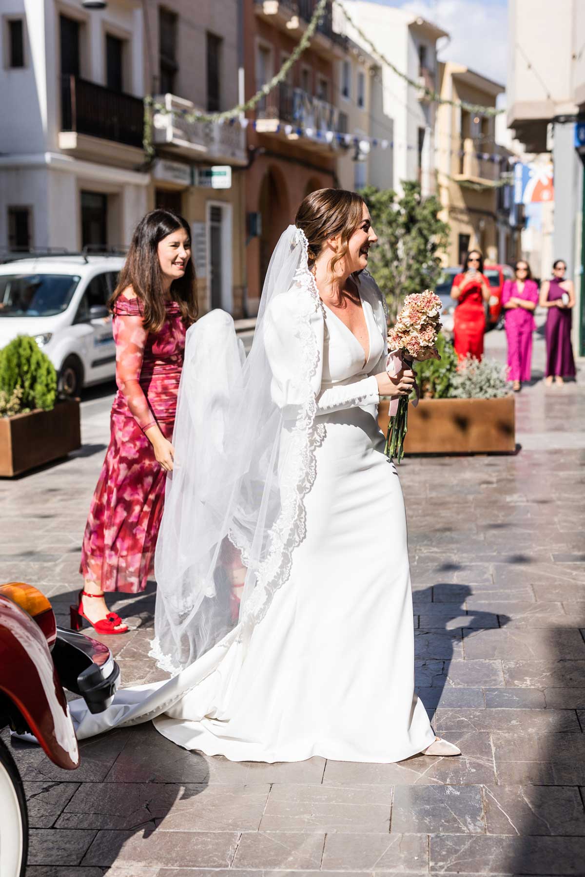 Llegada de la novia