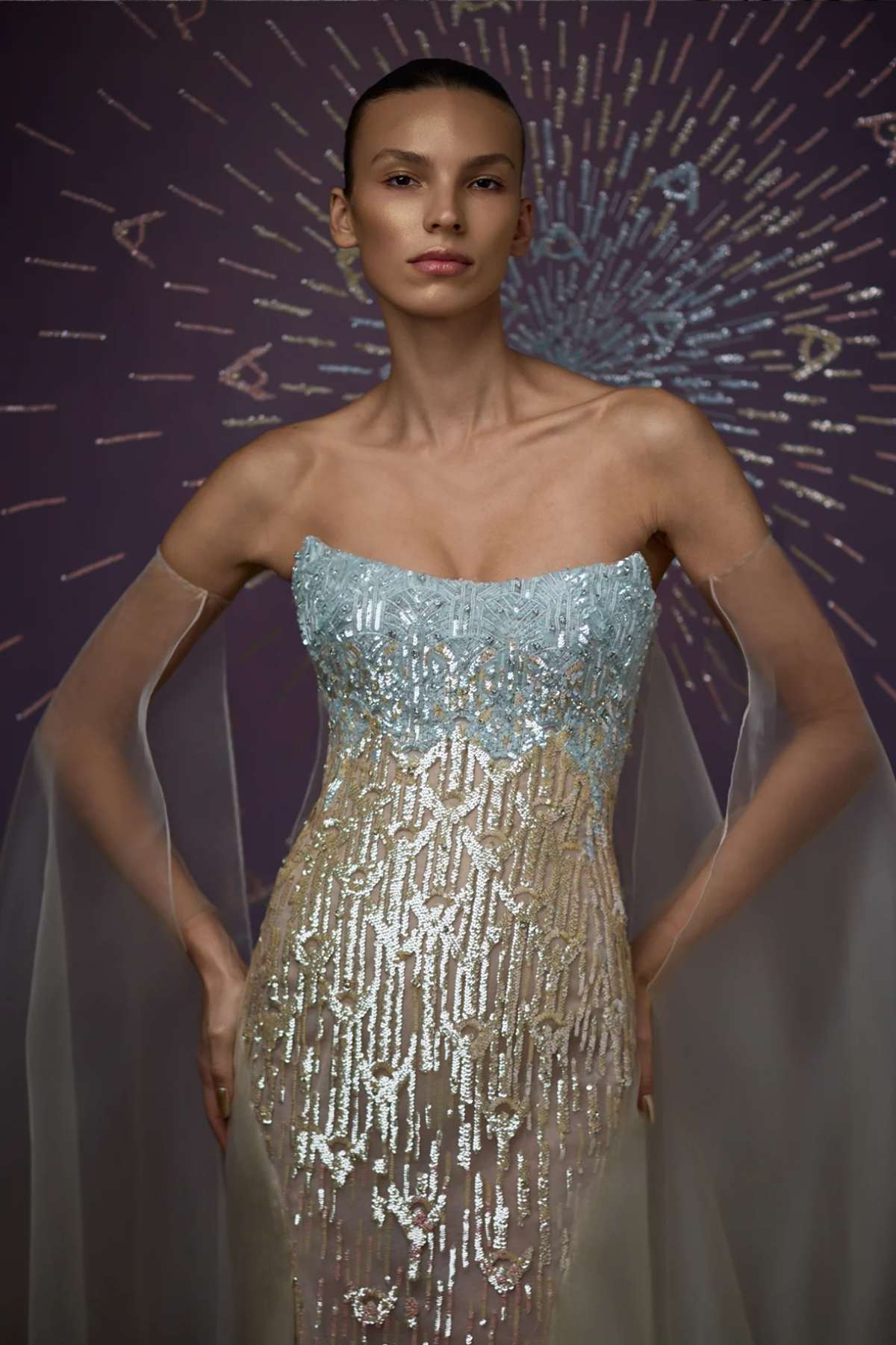 los vestidos de pedrería ideales para bodas de noche
